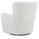 Rowenburg Cream Upholstered Swivel Glider Accent Chair