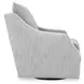 Gubbins Gray Upholstered Swivel Accent Chair