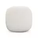 Domina Off White Upholstered Rectangular Ottoman