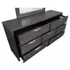 Kinsley Black Heron 7 Drawer Dresser