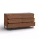 Oodle Walnut 6 Drawer Dresser