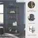 Ryandale Antique Brass Bookcase
