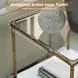 Ryandale Antiqued Brass Tone Accent Table