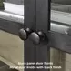 Lenston Black And Warm Gray Tall Accent Cabinet