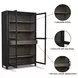 Lenston Black And Warm Gray Tall Accent Cabinet