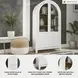 Dagandale White And Natural Accent Cabinet