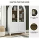 Dagandale White And Natural Accent Cabinet