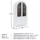 Dagandale White And Natural Accent Cabinet