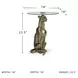 Vallain Antique Gold Finish Accent Table
