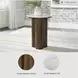 Henfield Beige And Warm Brown Accent Table