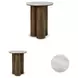Henfield Beige And Warm Brown Accent Table