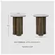 Henfield Beige And Warm Brown Accent Table