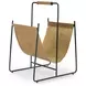 Faronworth Brown and Black Magazine Rack
