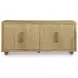 Niam Light Antique Beige 4 Door Accent Cabinet