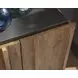 Quintavious Brown and Charcoal 4 Door Accent Cabinet