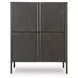 Orsonal Espresso Brown 4 Door Accent Cabinet