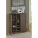 Landermont Medium Brown 2 Door Bar Cabinet