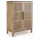 Pellamour Natural Brown 2 Door Bar Cabinet