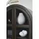 Benhall Dark Brown 2 Glass Door Accent Cabinet