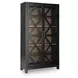 Christop Black and Brown 2 Glass Door Accent Cabinet