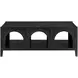 Fitzgerald Black Rectangular Coffee Table