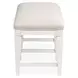 Willowbrook Beige Upholstered Bench