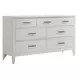 Andover White 7 Drawer Dresser