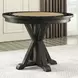 Rylie Black 48" Round Game Top Dining Table with Storage