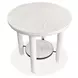 Sunset Cove Moonlight Pearl Round End Table