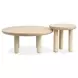 Sunset Cove Sanibel Brown Round Nesting Cocktail Table