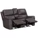 Eldridge Steamboat Brown Leather Zero Gravity Power Reclining Living Room Set with USB Charging