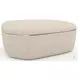 Serir Ivory Melange Performance Boucle Small Cocktail Table
