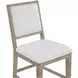 Lily Gray Upholstered 24" Counter Height Stool Set of 2