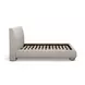 Rayne Cream King Upholstered Panel Bed