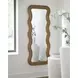 Ellisonville Brown Rectangular Accent Floor Mirror