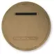 Yadiel Brown Round Accent Wall Mirror
