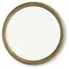 Yadiel Brown Round Accent Wall Mirror