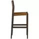 Argus Nubuck Caramel Leather Upholstered Bar Stool