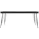 Ava Black 71" Rectangular Dining Table