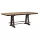 Transitions Driftwood and Sable Extendable Rectangular Counter Height Dining Room Set