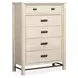 Sunset Cove Sanibel Brown 5 Drawer Chest