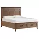 Alta Harvest Queen Storage Panel Bed