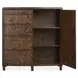 Timberlyn Espresso 5 Drawer Door Chest