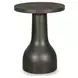 Saddlewood Coffee Bean Round Accent Table