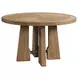 Landmark Weathered Oak 54" Round Dining Table