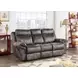 Nashville Gray 88" Manual Reclining Living Room Set