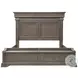 Madison Ridge Natural Bark Queen Panel Bed with Chest Footboard