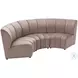 Garbi Beige Velvet 4 Piece Modular Sectional
