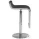 Equino Black Adjustable Swivel Bar Stool