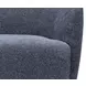 Harmony Thatch Blue Upholstered Swivel Glider Accent Chair
